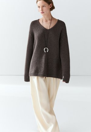 Massimo Dutti, Maglione - dark brown