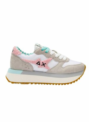 SUN68 Sneakers Basse Kelly Leather Z33221 In Pelle Bianca - Donna - Comode E Alla Moda