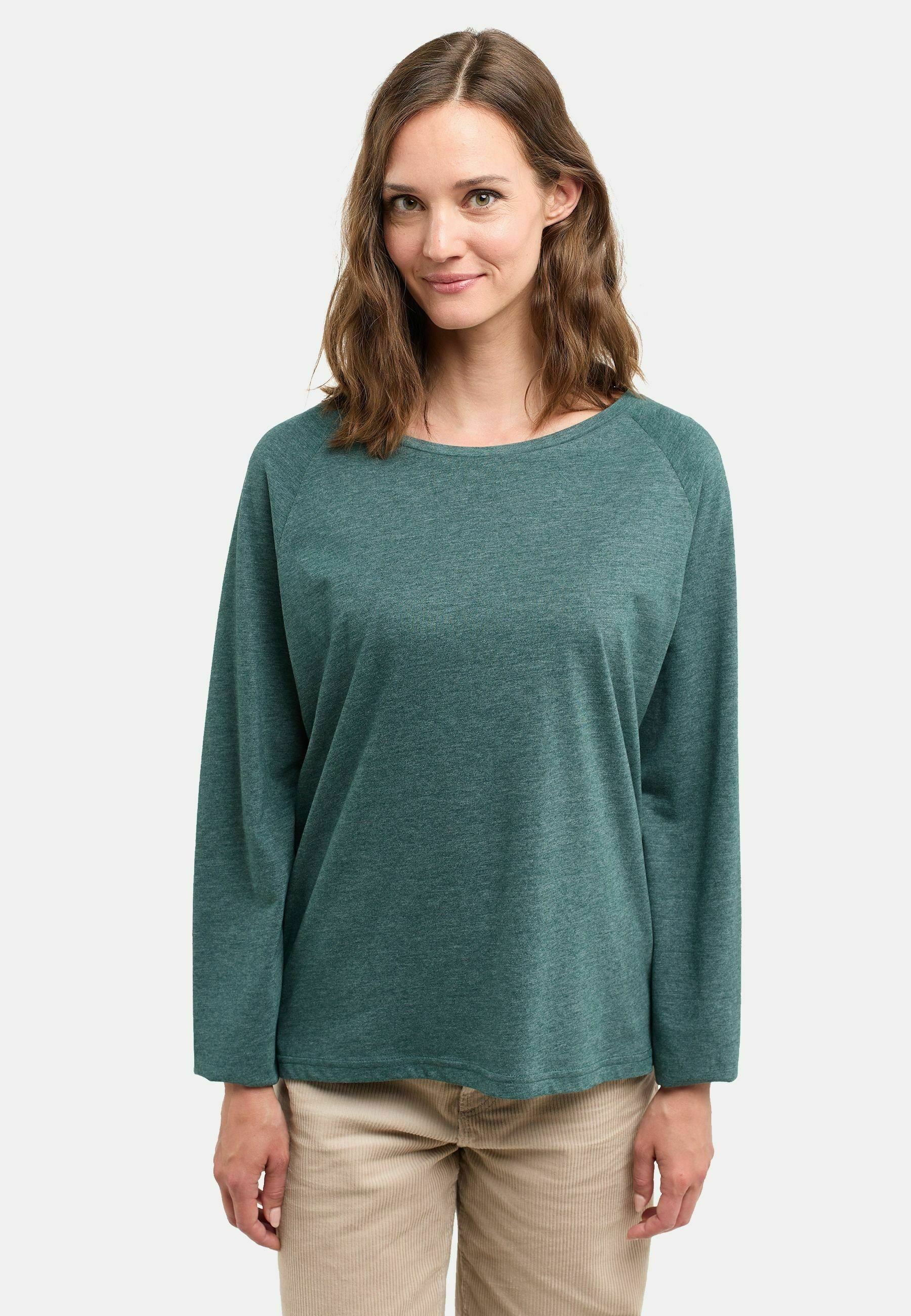 Elbsand Sweatshirt Ritva In Weiß - Langarm Sweatshirt Für Damen Größe M