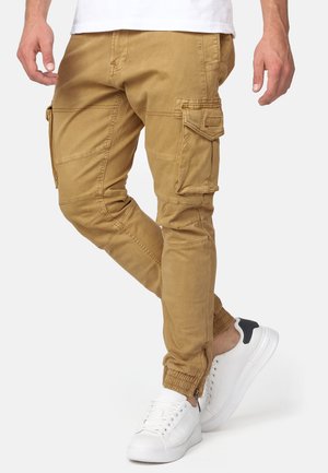 INDICODE JEANS, ALEX - Pantalon cargo - amber