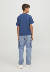 Jack & Jones Junior JJESTAR NOOS - Marškinėliai su spaudiniu - ensign blue