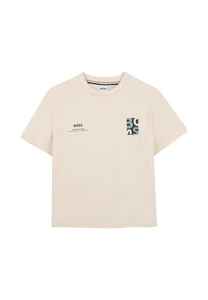 BOSS Kidswear, TEE-SHIRT MANCHES COURTES - T-shirt imprimé - vanille