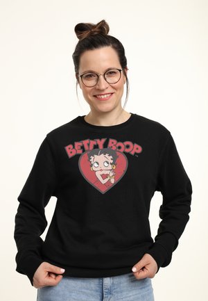 BETTY BOOP LOVE - Sweatshirt - jet black