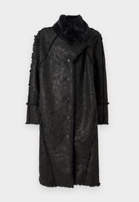 COAT - Faux leather jacket - black