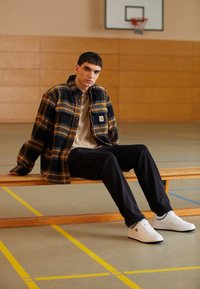 Champion RD18 LOW - Sportcipő - white/grey/blue