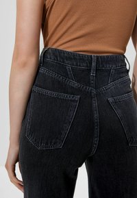 Next LOOSE WIDE  - Kavbojke na trapez - washed black