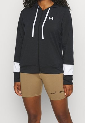 Zip-up sweatshirt - black