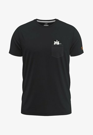 BRONXSON MIT BRUSTTASCHE - T-paita - schwarz