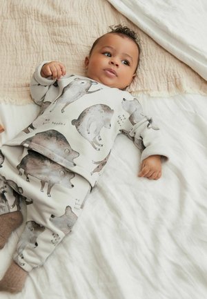 COLOURBLOCK SET 2 PIECE - Broek - grey bear