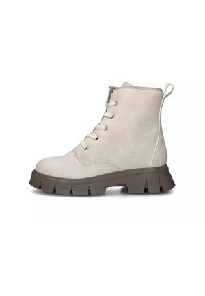 Stivaletti stringati - off white