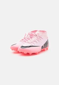 Nike Performance JR MERCURIAL CLUB FG/MG UNISEX - Botines de fútbol para terreno firme - pink foam/black