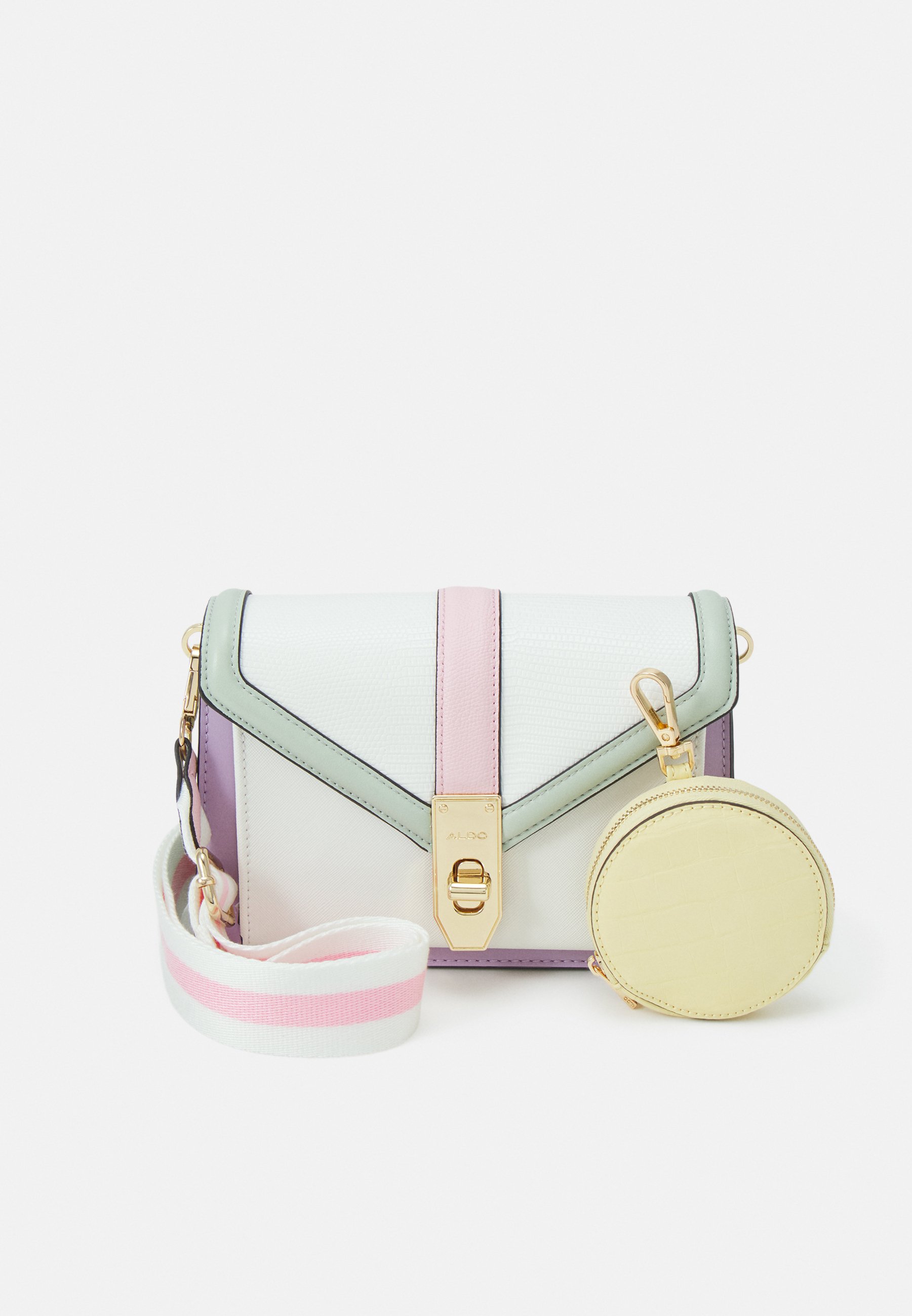ALDO MANERENA - Borsa a tracolla - white/lilac/pink/multicolore - Zalando.it