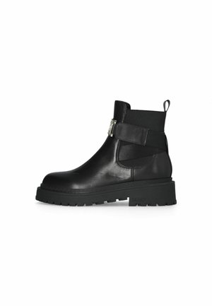 Kovbojské/motorkářské kotníkové boty - black