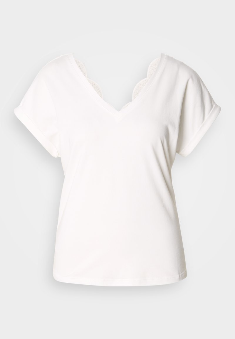 Morgan T-shirt print crème