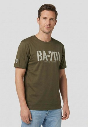 Redskins, BA7MERPAF - T-shirt imprimé - kaki