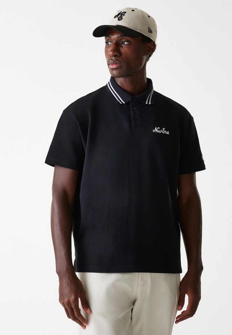 New Era - Poloshirts - black, Forstør