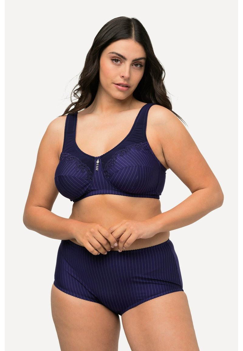 Ulla Popken 2ER-PACK NADELSTREIFEN HÖHER GESCHNITTEN - Slip - dark blue