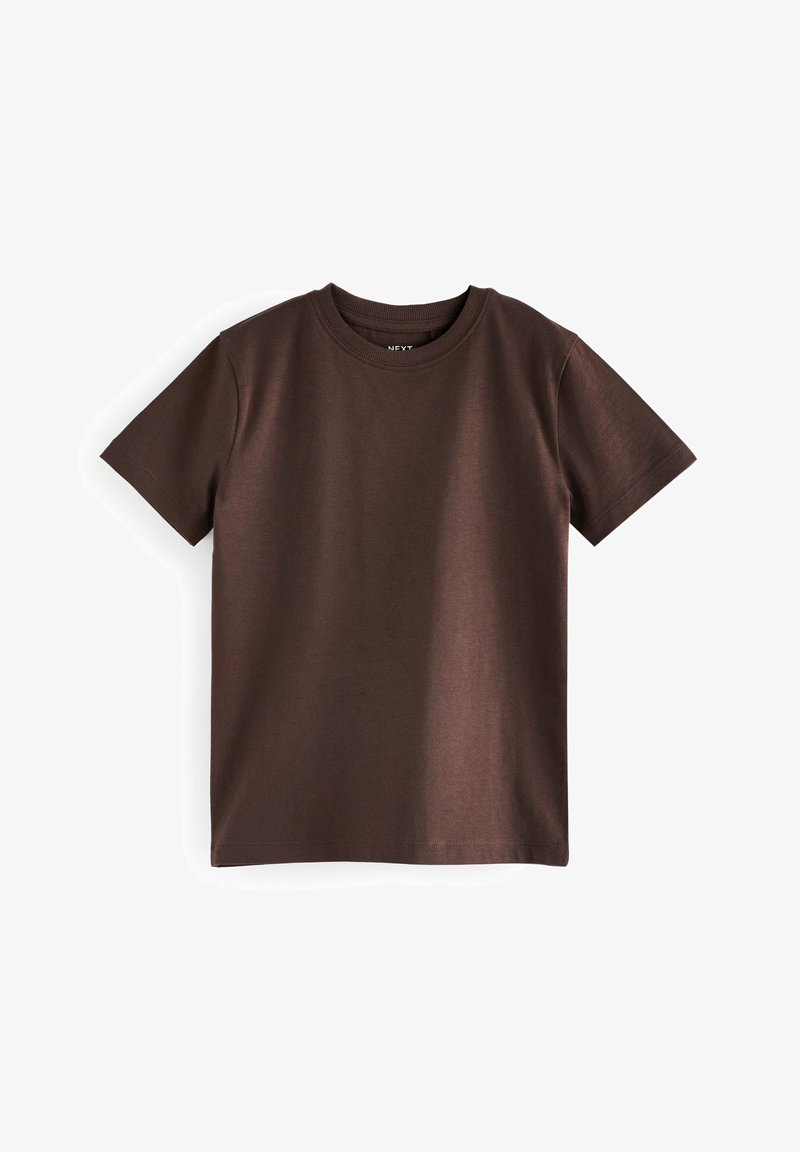 Next SHORT SLEEVE - T-shirt basic - chocolate brown