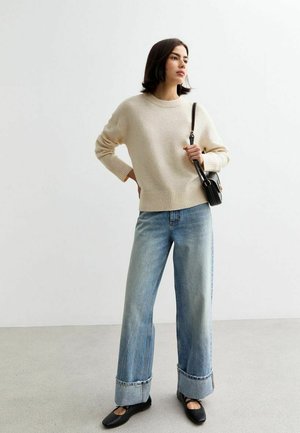New Look CREW NECK - Jumper - off white