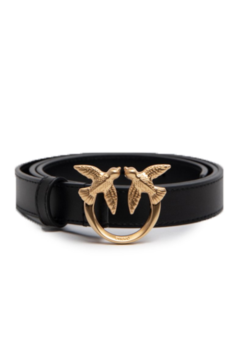Pinko Women's Love Berry Belt Black
