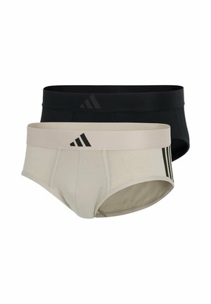 LOW RISE 2 PACK - Slip - noir/beige