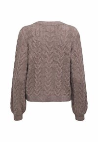 ONLY NORMAL GESCHNITTEN RUNDHALS - Maglione - rose brown