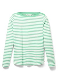TOM TAILOR DENIM Camiseta de manga larga - white green stripe