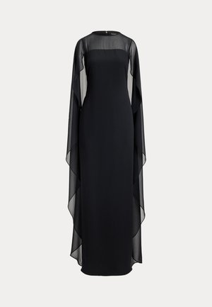 Lauren Ralph Lauren, CAPE GEORGETTE GOWN - Дълга рокля - black