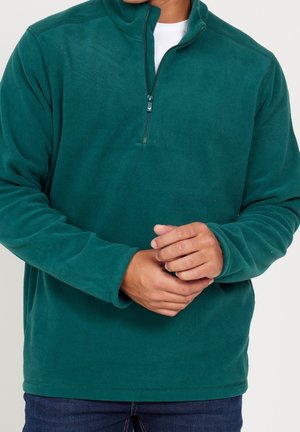Felpa in pile - green