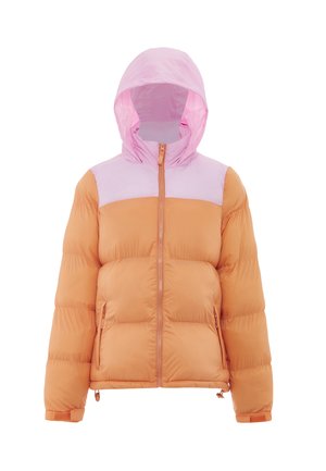 WATTIERTE STEPP - Téli dzseki - aprikose/süßes pink