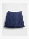 GAPSTUDIO DENIM TWEED MINI SKIRT - Τζιν φούστα - dark wash indigo