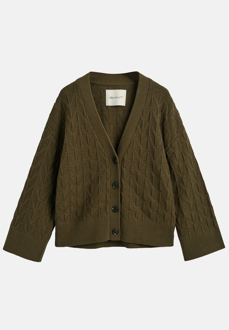 GANT Gilet khaki/kaki (Seconde main) ZALANDO - Main Image