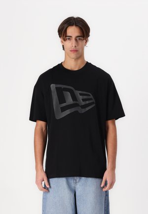 FLAG TEE - Print T-shirt - black