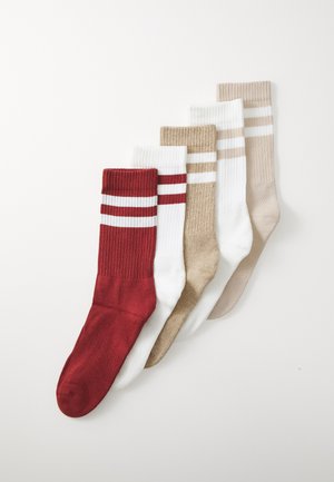 UNISEX 5 PACK - Calze - beige/light brown
