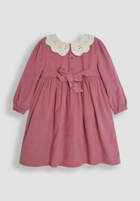 JoJo Maman Bébé REGULAR FIT - FLORAL EMBROIDERED SMOCKED - Rochie tip cămașă - pink