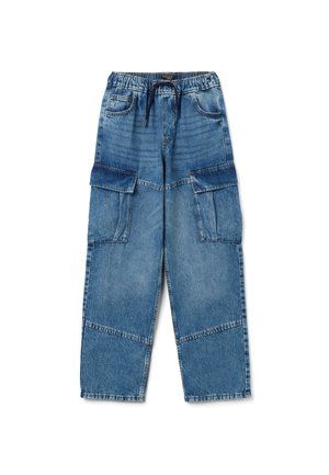 Pantalon cargo - denim blue