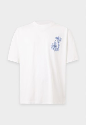 AllSaints, ANTHOS CREW - T-Shirt print - ashen white