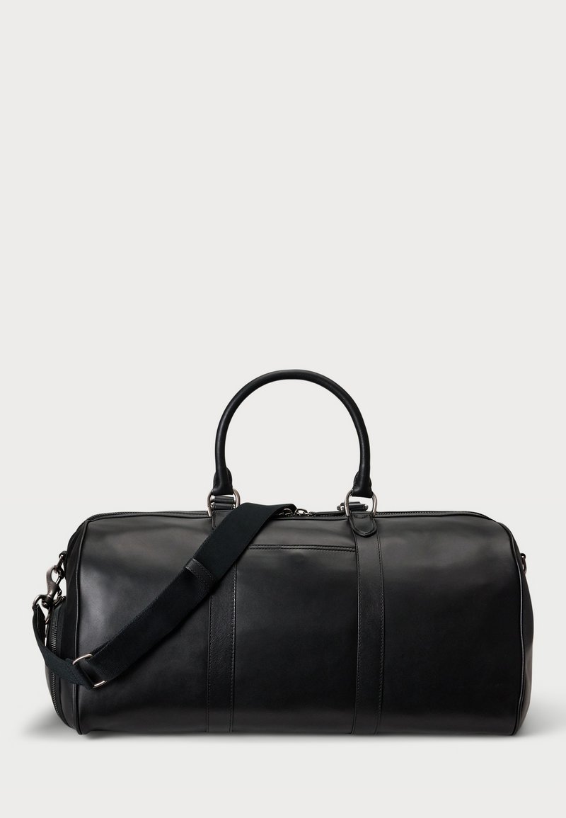 Polo Ralph Lauren SMOOTH LEATHER DUFFEL Sac week-end black