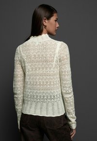 Next REGULAR FIT HIGH NECK  - Džemper - white ecru