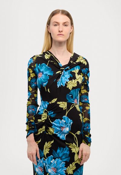Diane von Furstenberg RICH DRESS - Vestido informal - dark teal