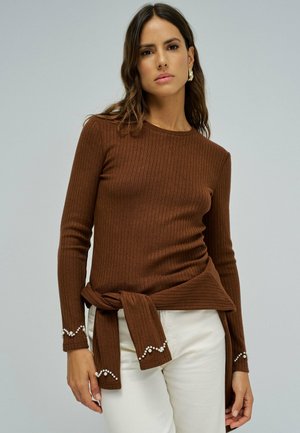 PALM BEACH REGULAR - Camiseta de manga larga - braun