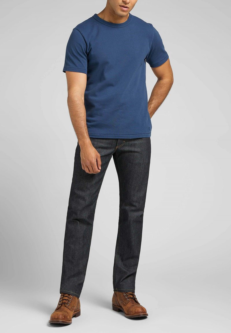 Lee Straight leg jeans gemêleerd donkerblauw