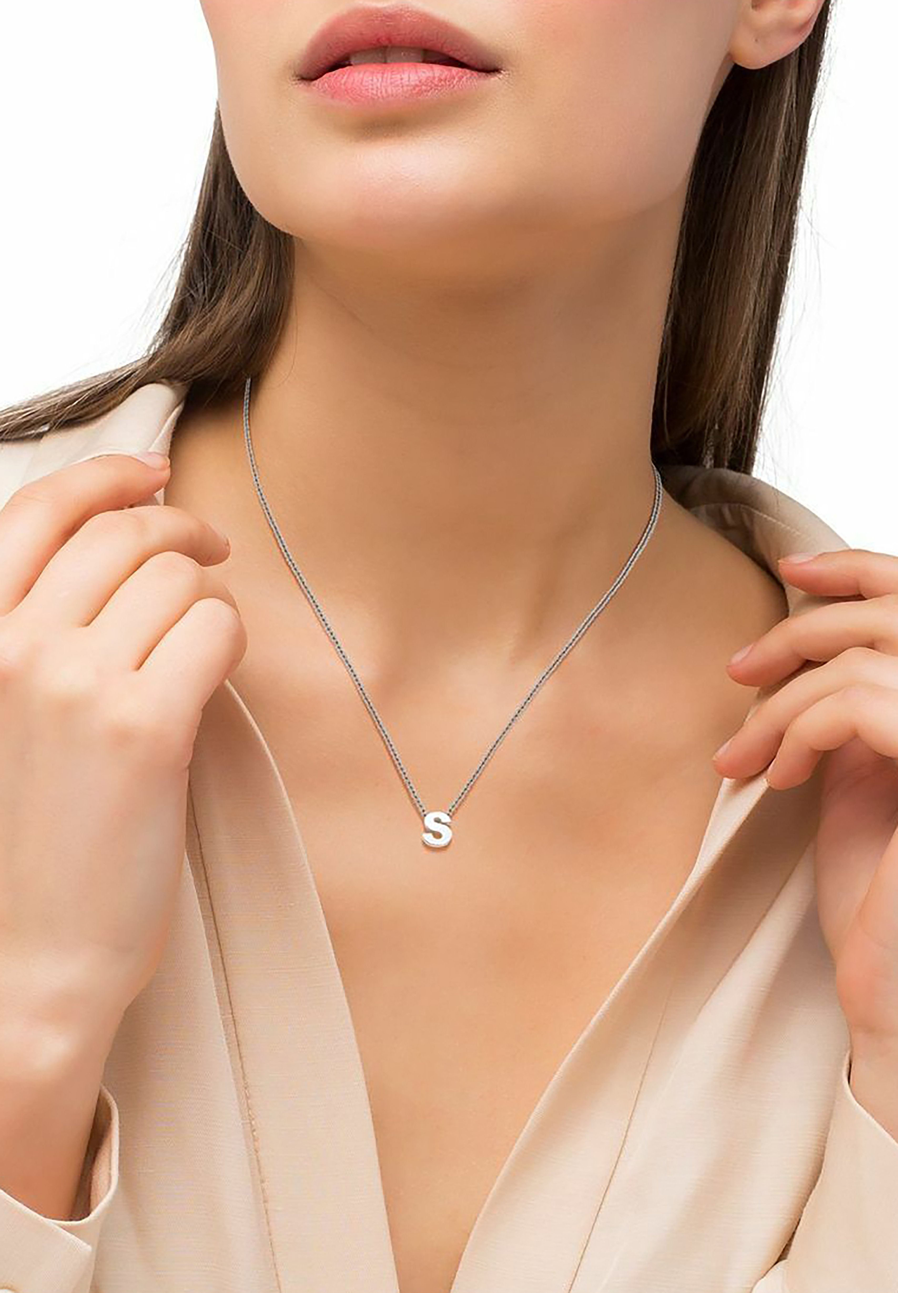 amor LETTER J - Collana - silber/dorato - Zalando.it