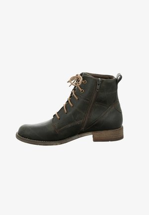 Lace-up ankle boots - moro