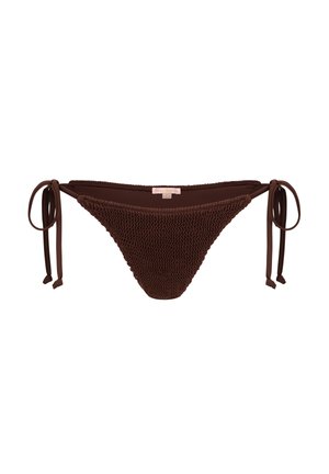 SCRUNCH - Bikini pezzo sotto - coffee