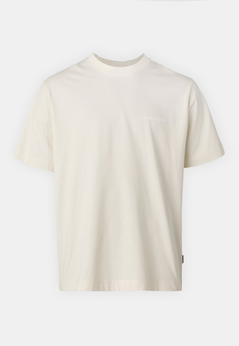 Jack & Jones GARNER SS CREW NECK - T-shirt Con Stampa - Black/nero