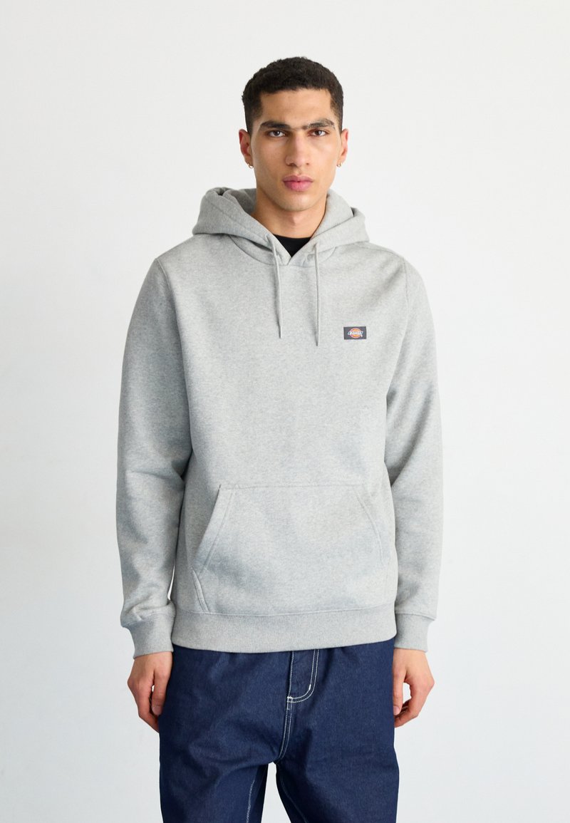 Dickies - OAKPORT - Felpa con cappuccio - grey melange, Ingrandire