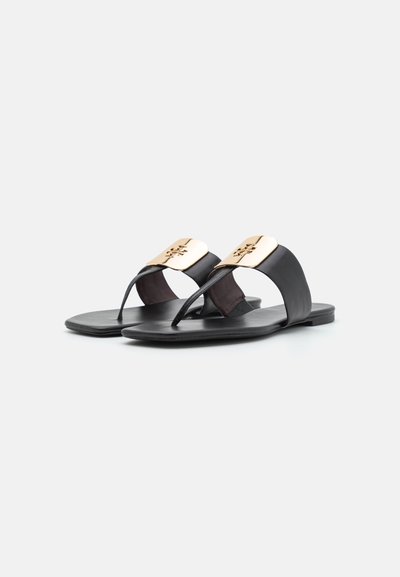 Tory Burch GEORGIA - Sandalai su T formos dirželiu - perfect black