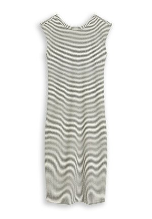 TOM TAILOR DENIM, Dnevna haljina - white black knit stripe