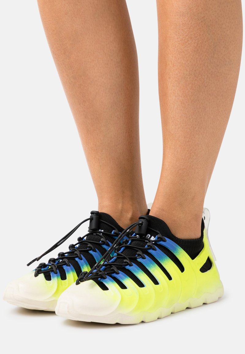 Damen Sneaker | MSGM SCARPA DONNA WOMAN`S SHOES Sneaker low blue/yellow/gelb - BF33850 Damen Sneaker | MSGM SCARPA DONNA WOMAN`S SHOES Sneaker low blue/yellow/gelb - BF33850